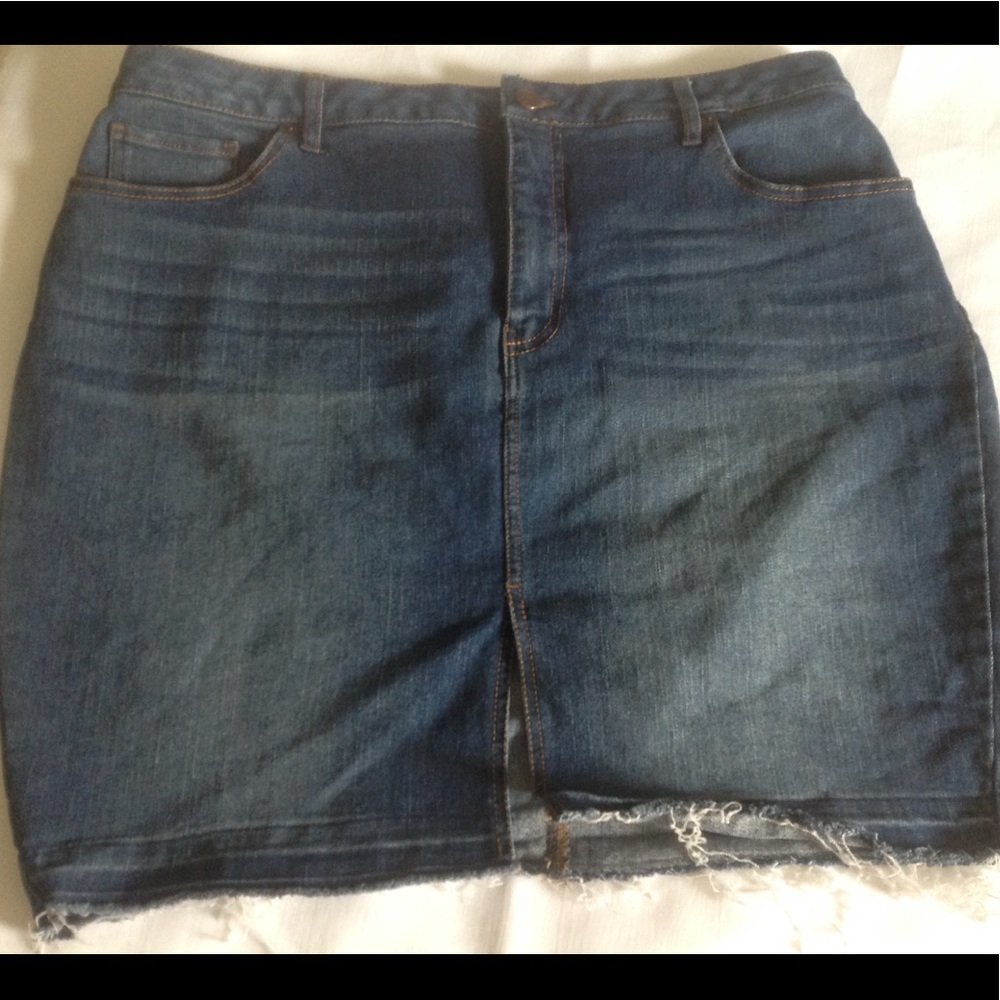 Denim Mini Skirt